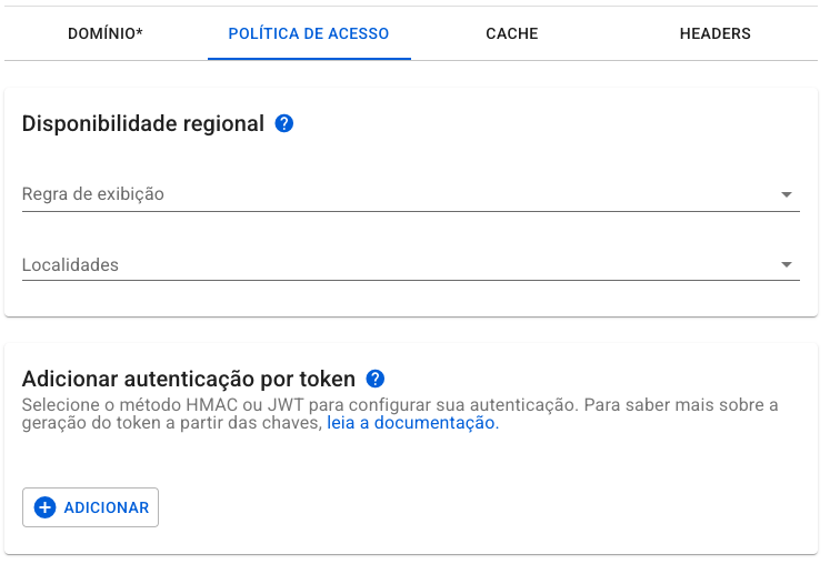 Etapa Política de Acesso