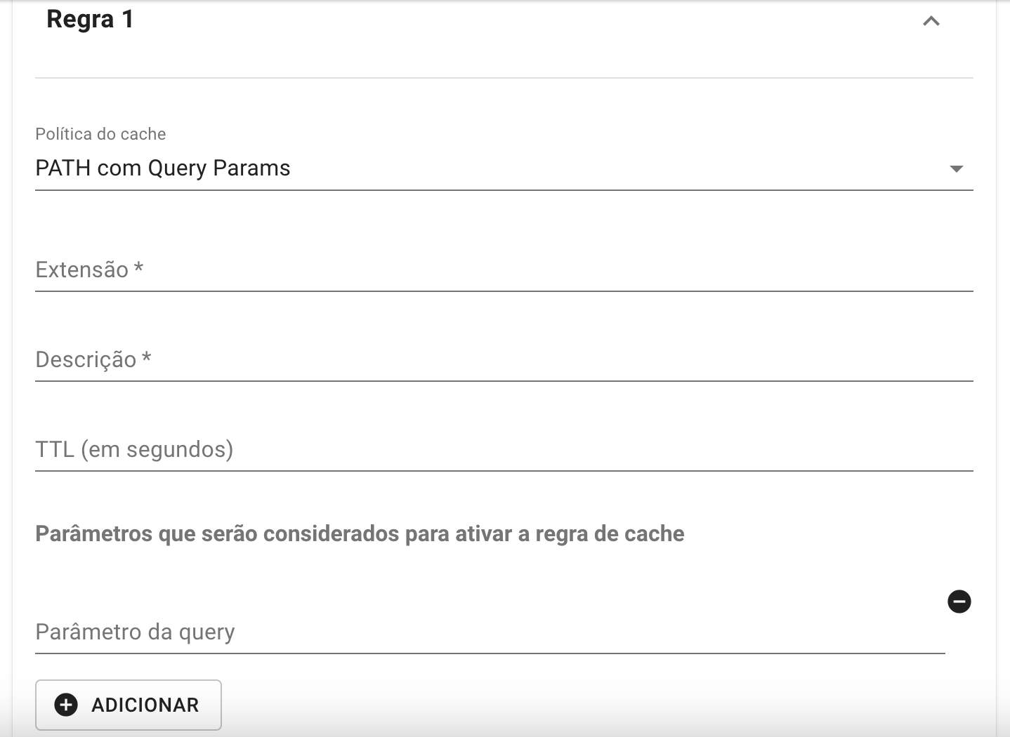 PATH com Query Params com parâmetros a serem considerados